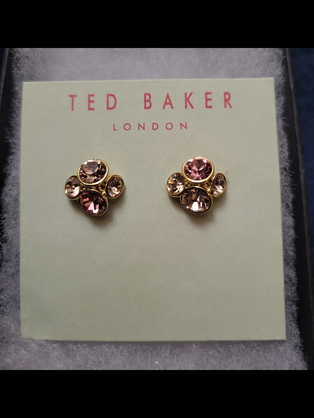 Ted Baker London Gold-Tone Cluster Stud Earrings
